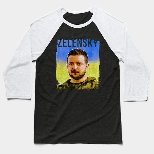 Zelensky Baseball T-Shirt by YuriySmith